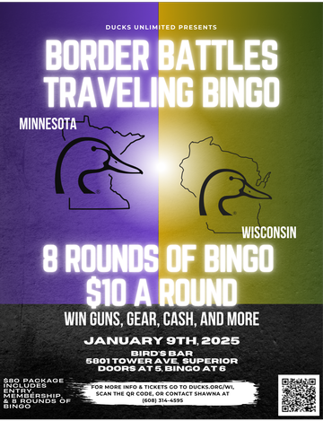 Event Border Battles Traveling Bingo - Superior, WI