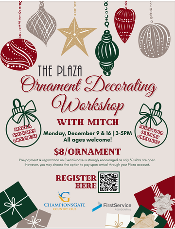 Event Ornament Decorating with Mitch (RESIDENTS & GUESTS ONLY)