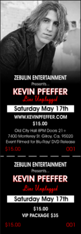 Event KEVIN PFEFFER UNPLUGGED