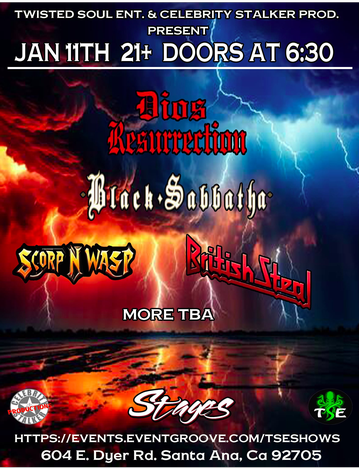 Event Metal nights at Stages