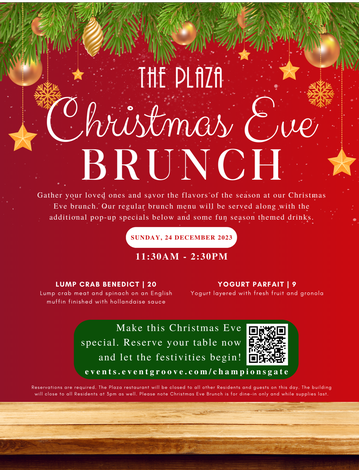 Event Christmas Eve Brunch (RESIDENTS & GUESTS ONLY)