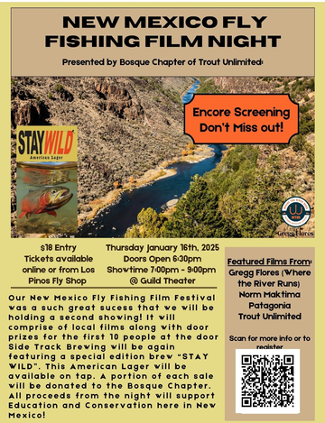 Event Bosque Chapter Trout Unlimited Film Night Encore