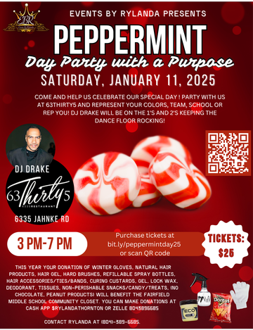 Event Peppermint Day Party With A Purpose!