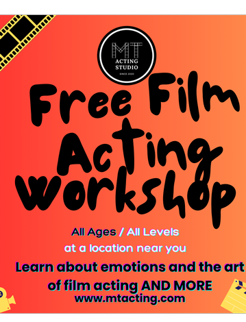 Event Free Film Acting Workshop & Film Community Event