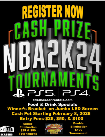 Event SOUTH FLORIDA LED SCREEN LIVE PS4 & PS5 NBA2K TOURNAMENT