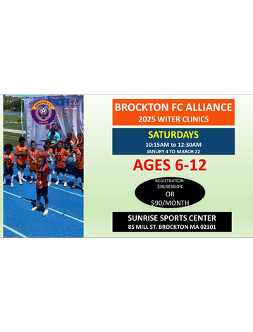 Event BROCKTON FC ALLIANCE 2025 WINTER CLINICS