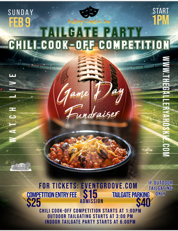 Event 🏈🍲 Game Day Tailgate Party & Chili Cook-off Competition Fundraiser Event