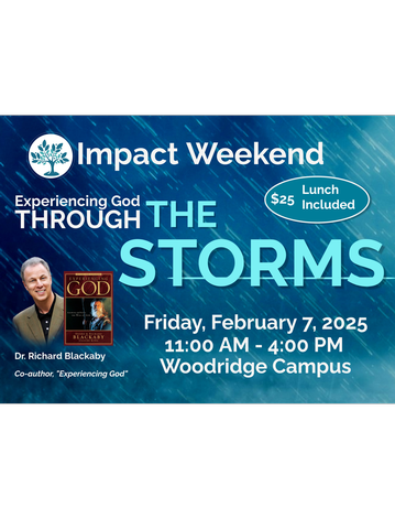 Event Experiencing God Through the Storms