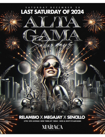 Event Alta Gama Saturdays Pre NYE Bash At Maraca NYC