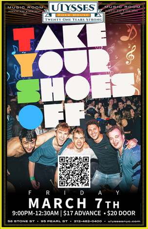 Event Take Your Shoes Off @ Ulysses Folk House