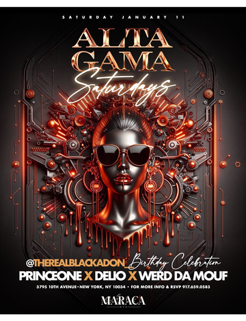 Event Alta Gama Saturdays At Maraca NYC