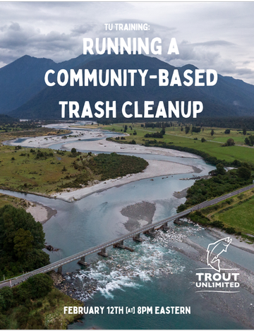 Event Clean My Water: Running a Community-based Trash Cleanup (February)