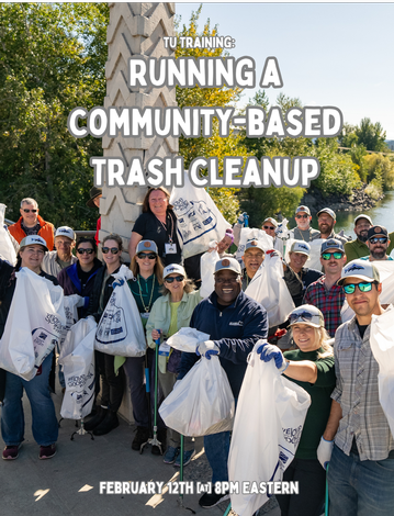 Event Clean My Water: Running a Community-based Trash Cleanup (February)