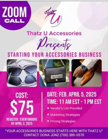 Event Starting Your Accessories Business