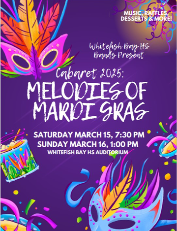 Event Whitefish Bay High School Cabaret 2025: Melodies of Mardi Gras