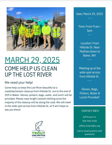 Event Lost River Cleanup #3 