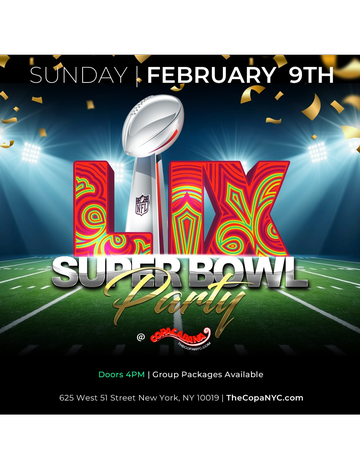 Event Super Bowl Sunday At Copacabana