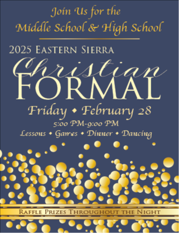 Event 2025 Eastern Sierra Christian Formal