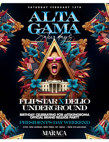 Event Alta Gama Saturdays Presidents Day Weekend At Maraca NYC