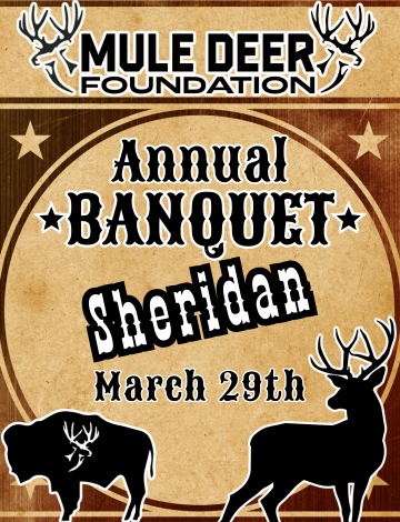 Event Sheridan, WY - Mule Deer Foundation Banquet