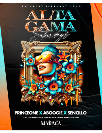 Event Alta Gama Saturdays At Maraca NYC