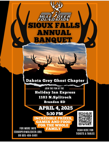 Event Brandon, SD- Dakota Gray Ghost Chapter Banquet 