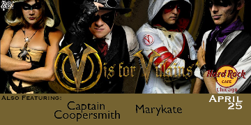 Event V IS FOR VILLAINS | CAPTAIN COOPERSMITH | MARYKATE