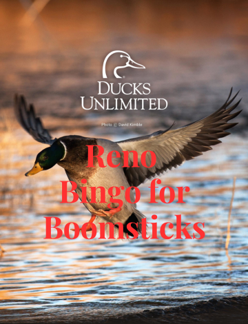 Event Reno Area Sportsman's Bingo for Boomsticks!