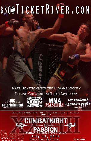 Event Combat Night XXXIII: Combat For Canines @ Passion