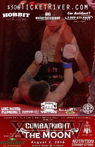Event Combat Night XXXIV:Fight Against Hunger @ The Moon