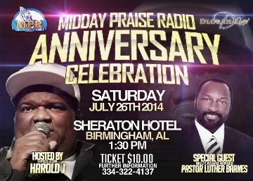 Event Midday Praise Radio Anniversary Celebration