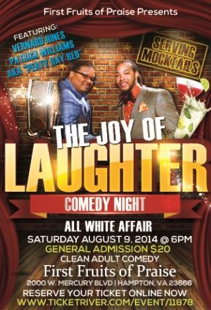 Event First Fruits of Praise Joy of Laughter Comedy Show