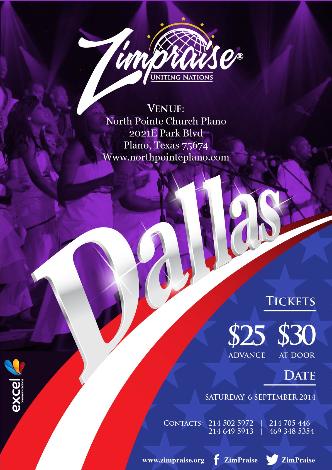 Event Zimpraise Choir In Dallas, Texas