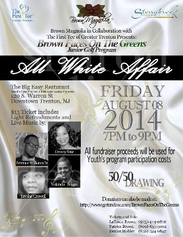 Event Brown Faces On The Greens 1st All White Affair