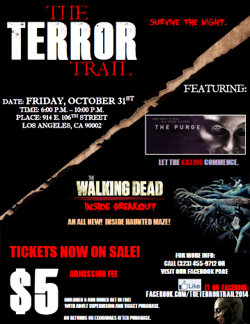Event The Terror Trail - 2014