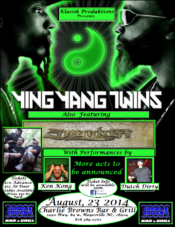Event YING YANG TWINS LIVE