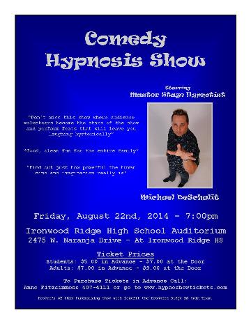Event Comedy Hypnosis Show Fundraiser