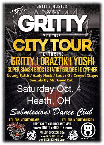 Event Gritty With Your City Tour Heath Ohio