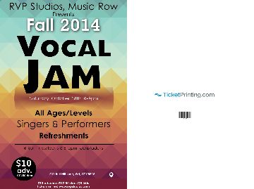 Event FALL VOCAL JAM 2014