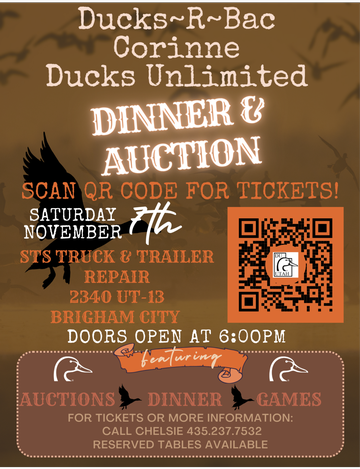 Event Corinne, Utah Ducks-R-Bac Ducks Unlimited Dinner