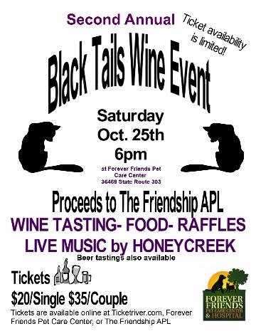 Event 2nd Annual Black Tails Wine Event