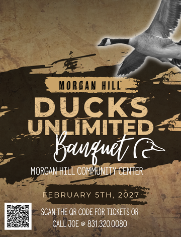 Event Morgan Hill Ducks Unlimited 2027 Banquet & Auction