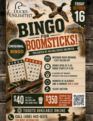 Event Helena Ducks Unlimited Bingo Night