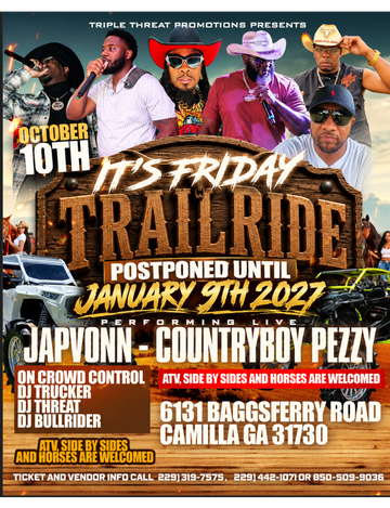 Event It’s Friday Trailride