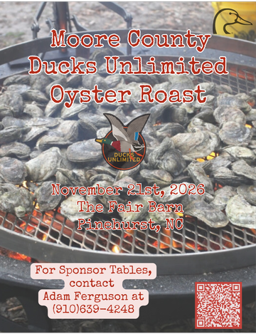 Event Moore County Ducks Unlimited Oyster Roast