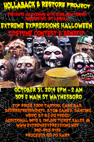 Event Extreme Expressions Halloween Costume Benefit