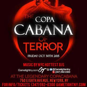 Event Halloween Party Copabana NYC