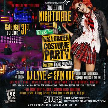 Event Halloween Allure NYC party 2015