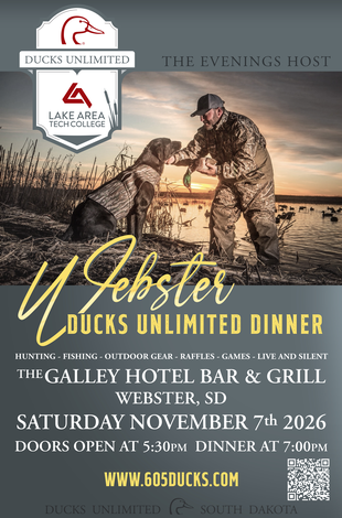 Event Webster Ducks Unlimited Dinner - Hosted by LATC DU