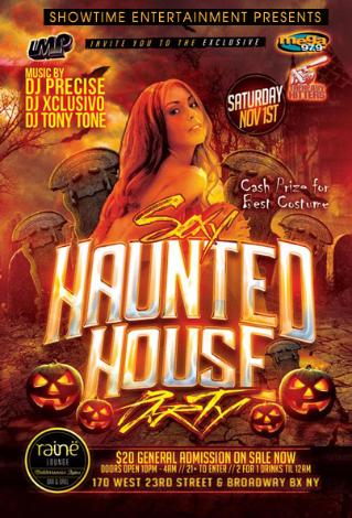 Event Club Raine Latin Halloween House - Bronx NYC's Hot